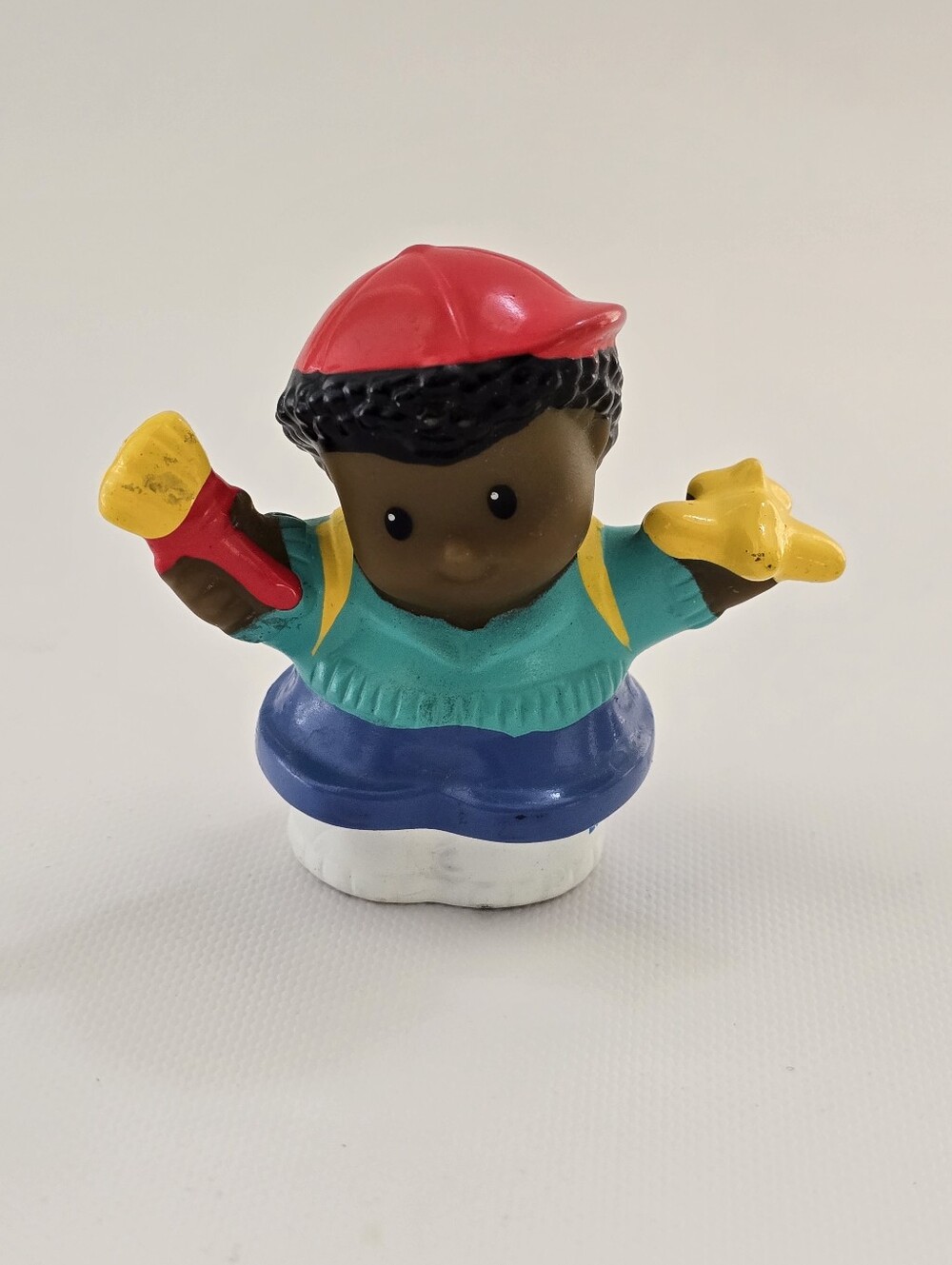 Fisher Price Little People Artist Student Figure Paintbrush Backpack - Picture 2 of 7